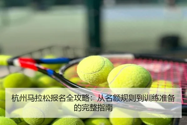 杭州马拉松报名全攻略：从名额规则到训练准备的完整指南